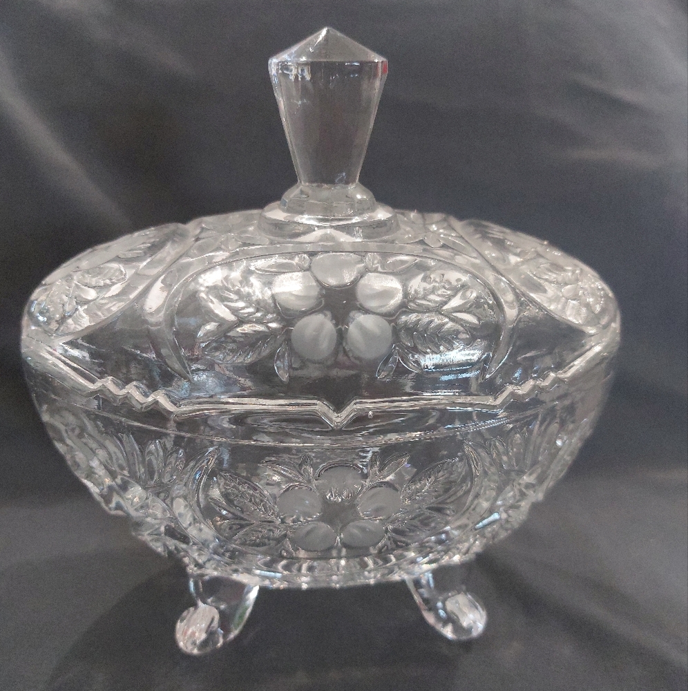 Lead Crystal Candy Dish